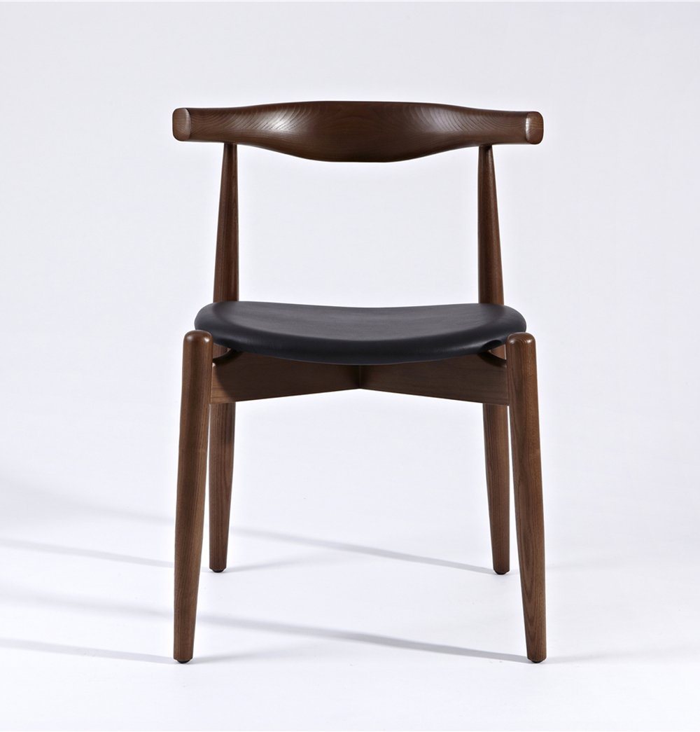 Hannah Chair - Walnut & Black - Round Seat