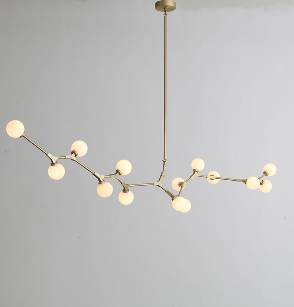 Hendrix Chandelier - 14 Bulbs - Gold
