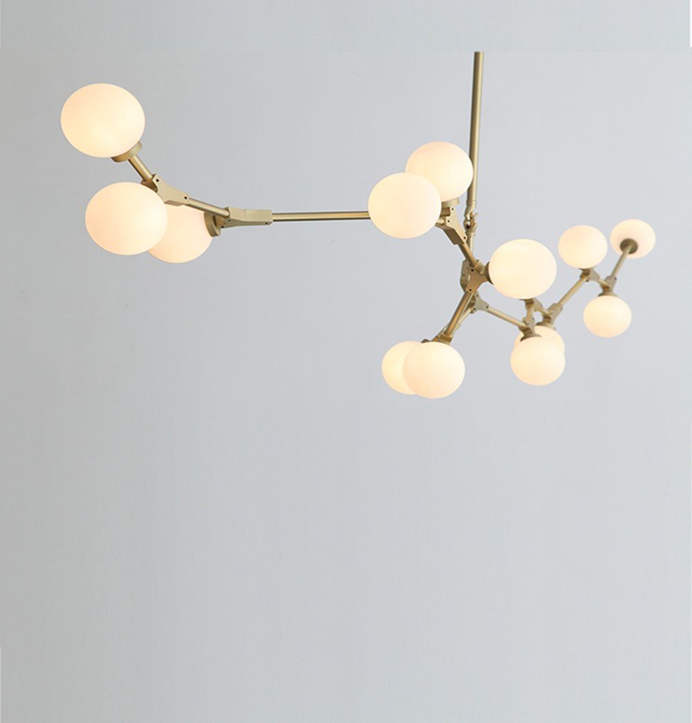 Hendrix Chandelier - 14 Bulbs - Gold