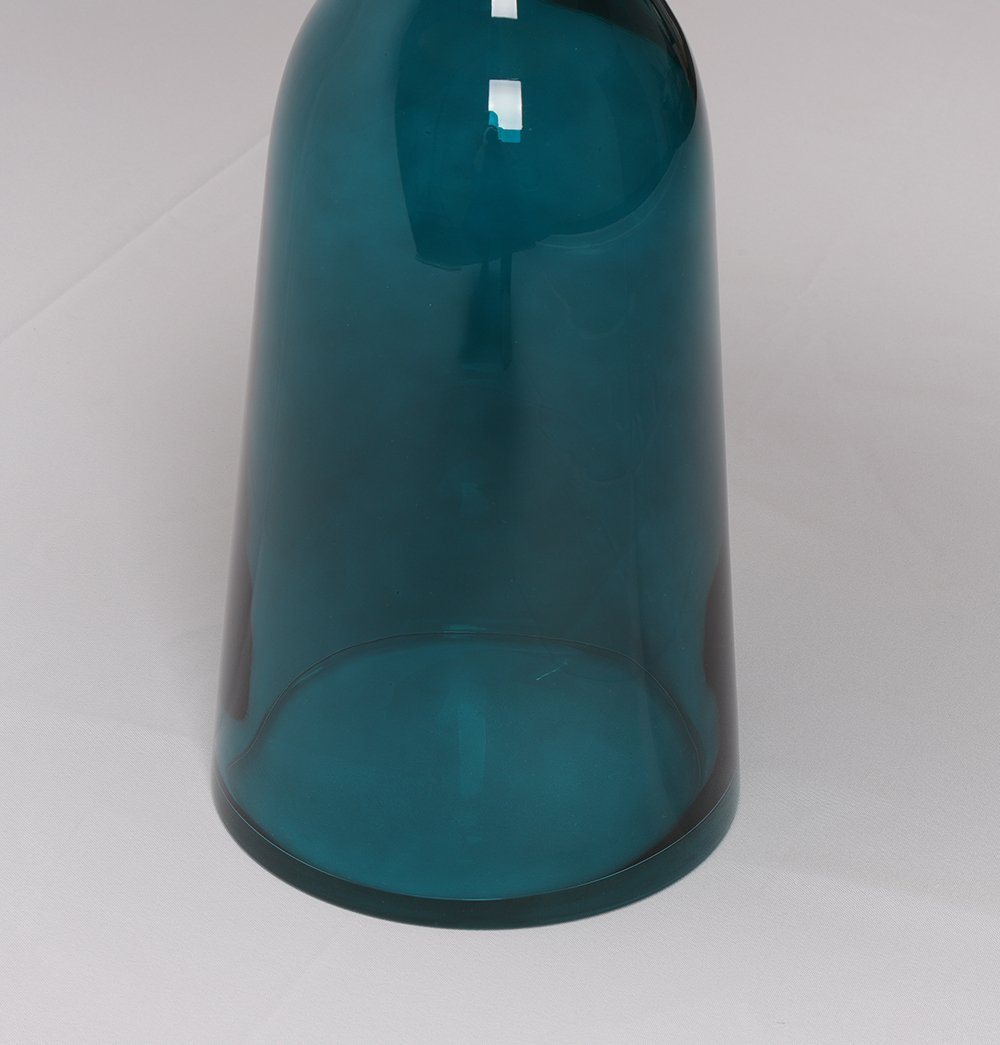 Karin Table Side Table - Gold & Blue