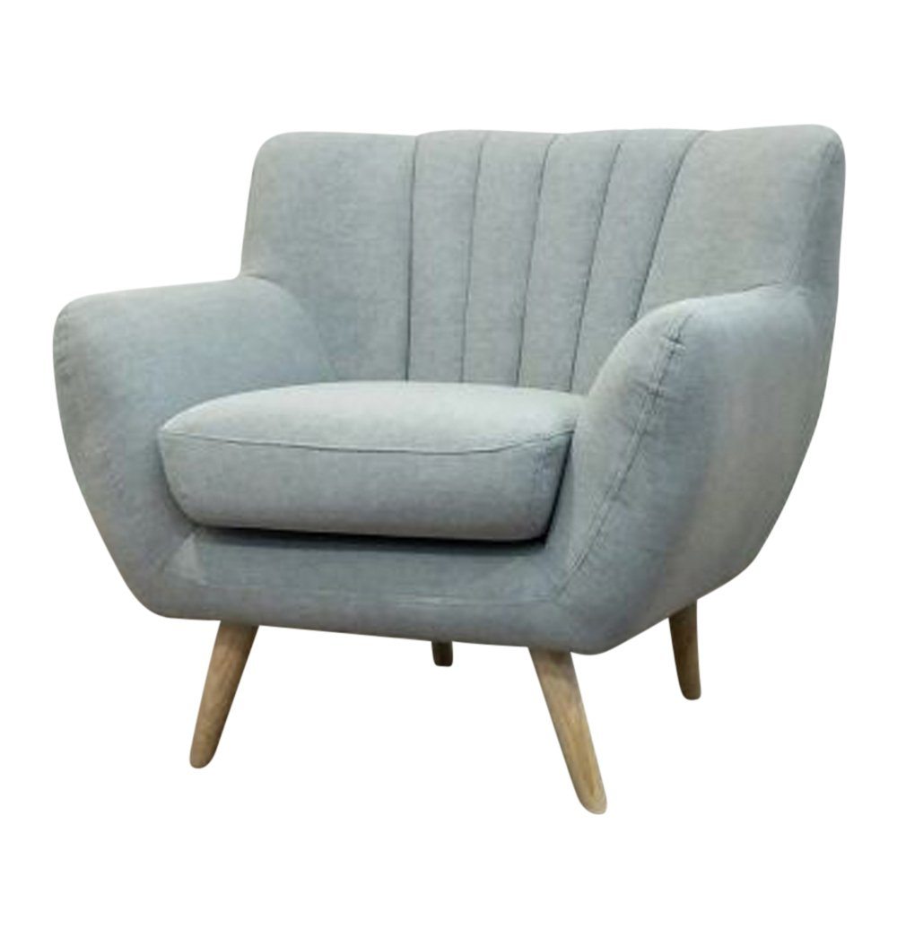 Lilly 1-Seater Lounge Chair - Light Grey