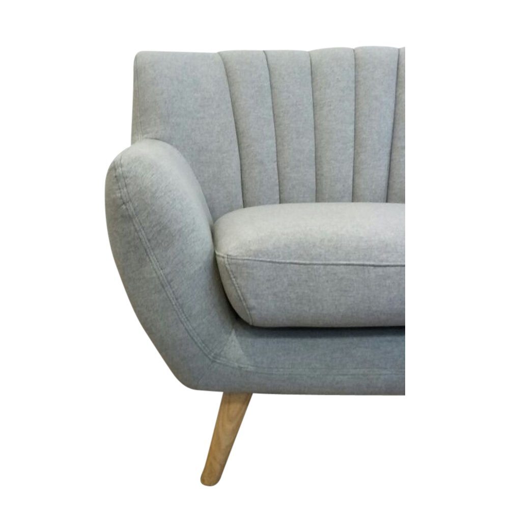 Lilly 1-Seater Lounge Chair - Light Grey