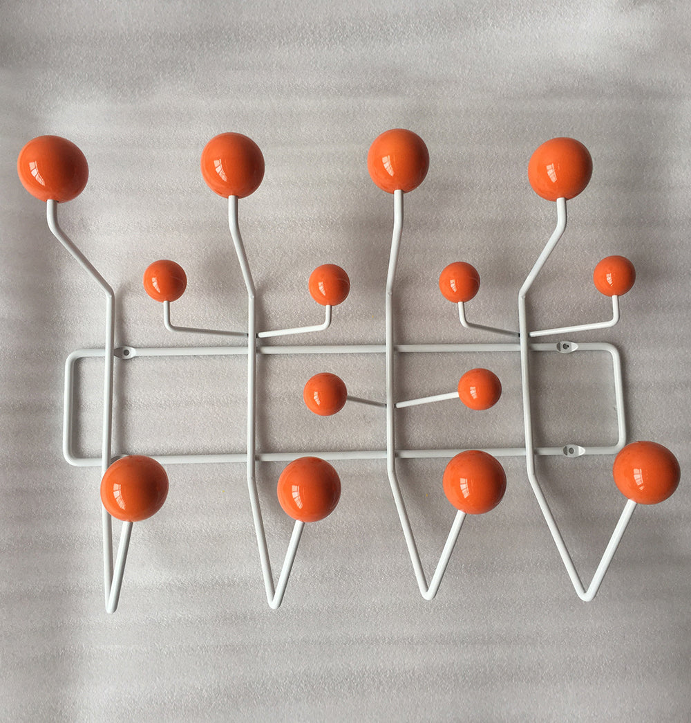 The Mid-Century Wall Coat Hanger - Orange
