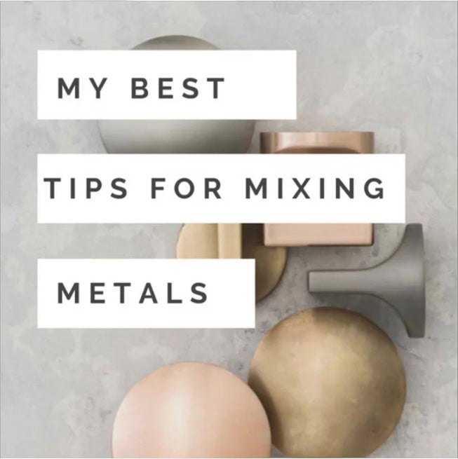The one that says not to mix metals.
