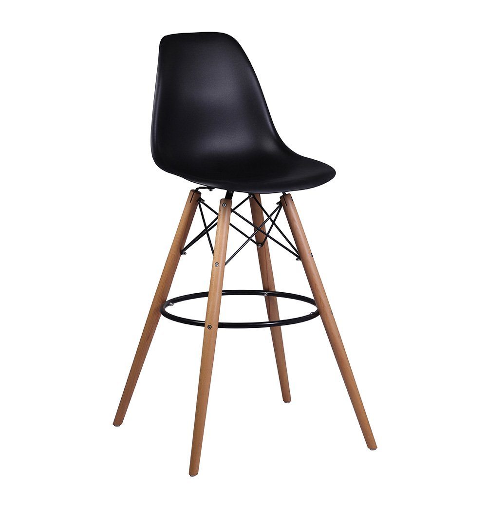 Eiffel Chair Counter Stool - Wooden Legs