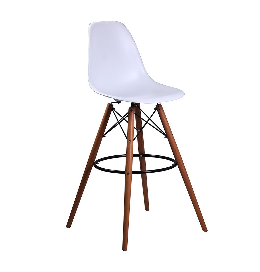 Eiffel Chair Counter Stool - Wooden Legs