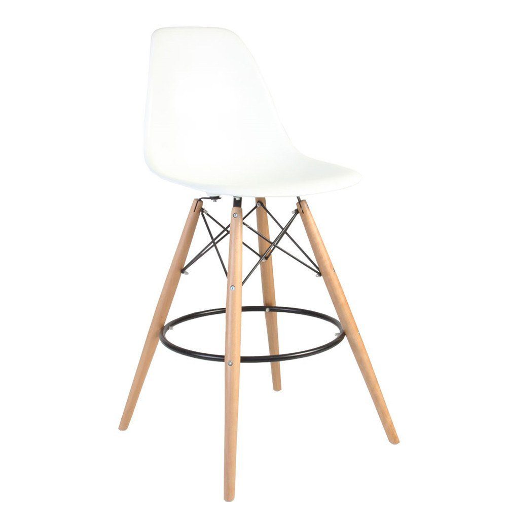 Eiffel Chair Counter Stool - Wooden Legs