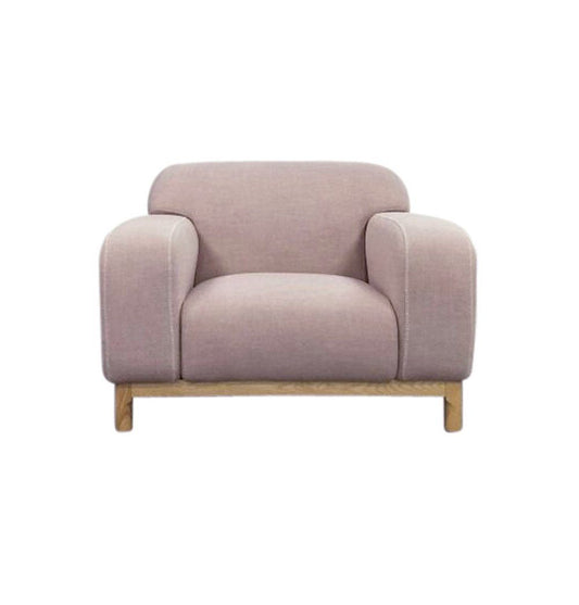 Elsa 1-Seater Lounge Chair - Light Pink