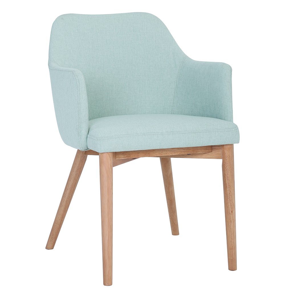 Gitel Dining Chair - Seagreen & Natural