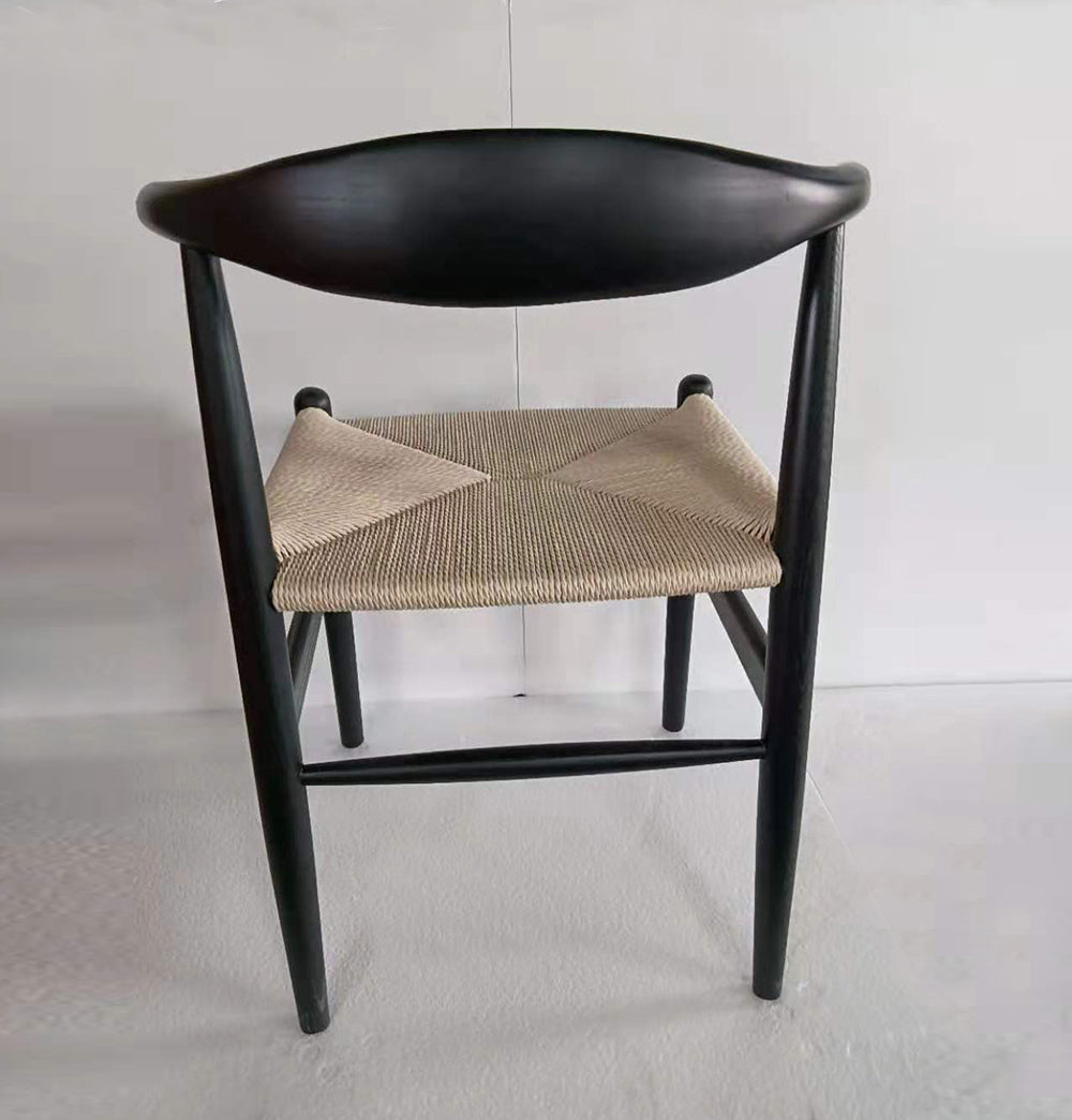 Hannah Chair - Black & Natural Cord