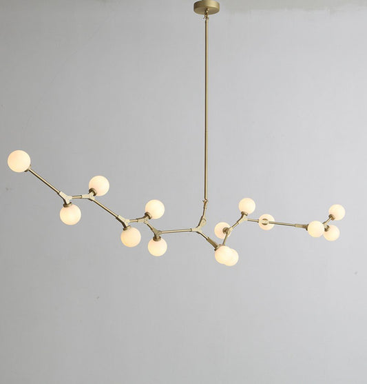 Hendrix Chandelier - 14 Bulbs - Gold