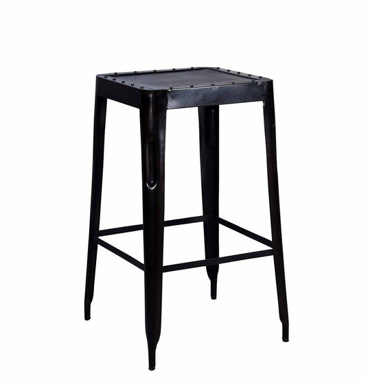 Industrial Bar Stool Big Raw Metal