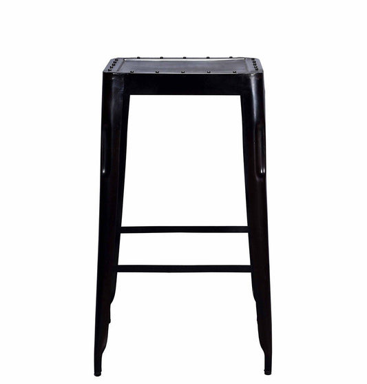 Industrial Bar Stool Big Raw Metal