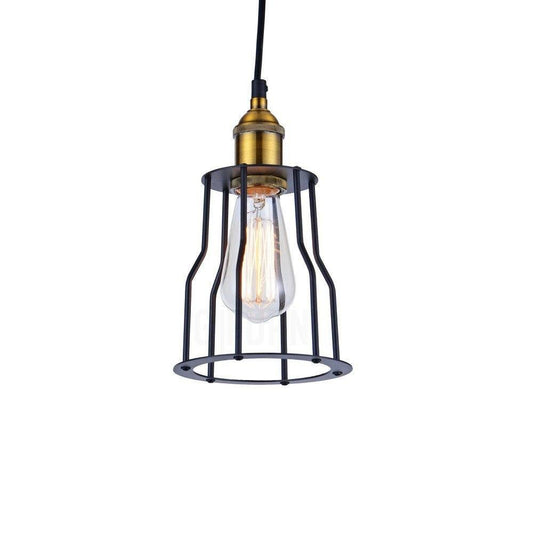 Industrial Cage Pendant Light