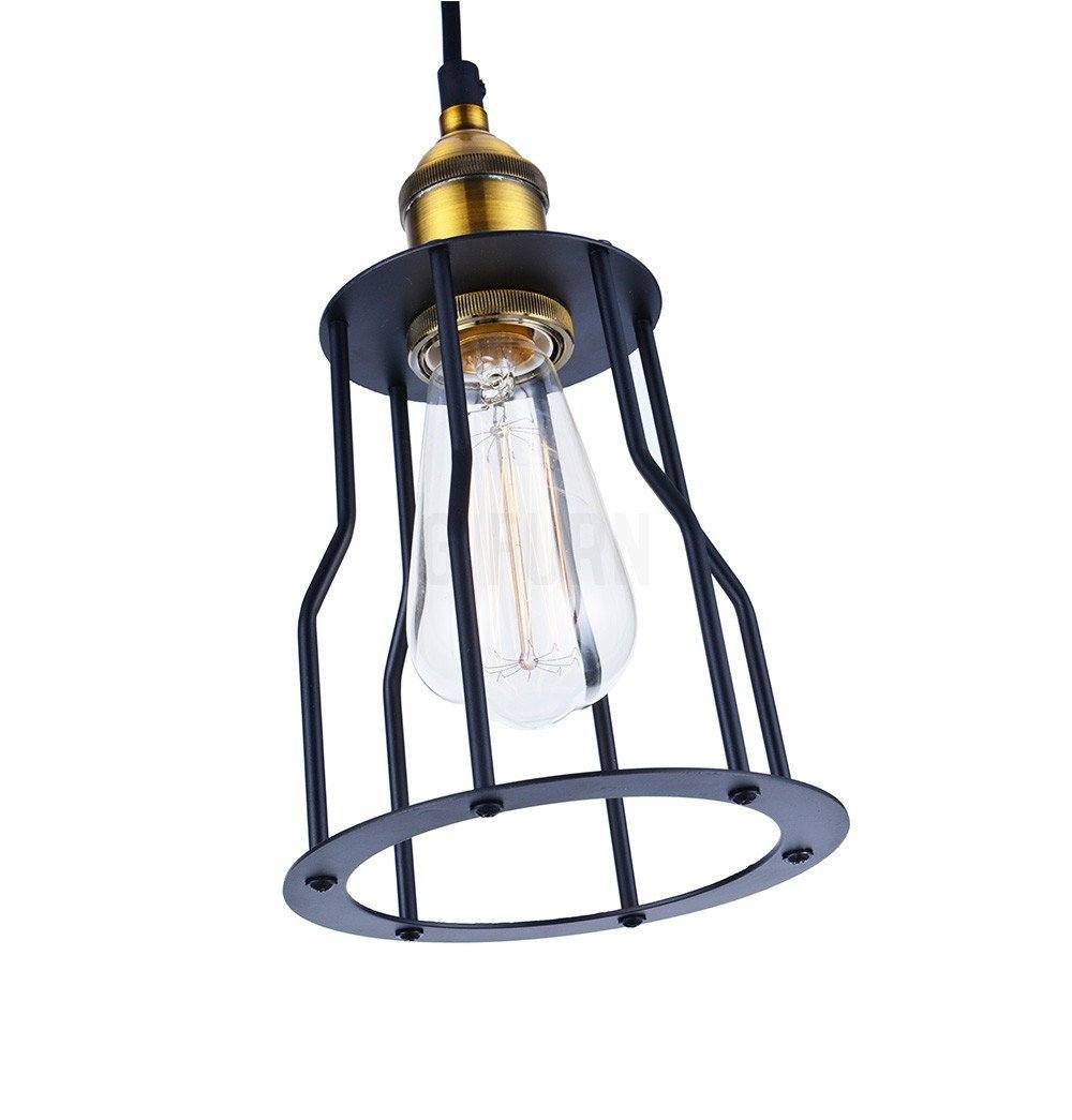 Industrial Cage Pendant Light
