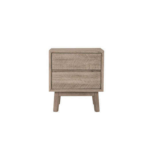 Madrid 2-Drawer Bedside Table/Nightstand
