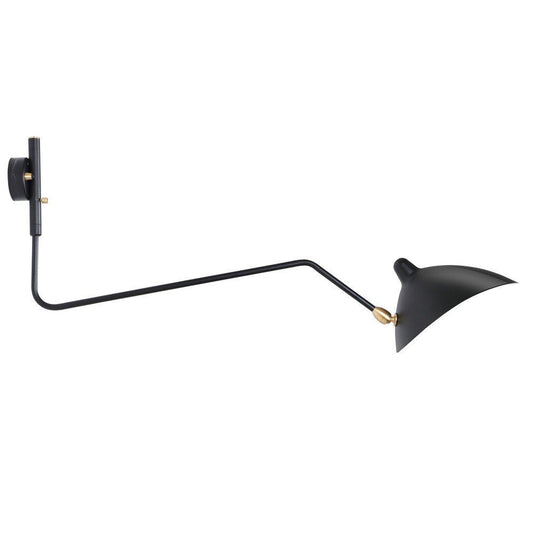Sergio One Curved Arm Sconce Wall Lamp